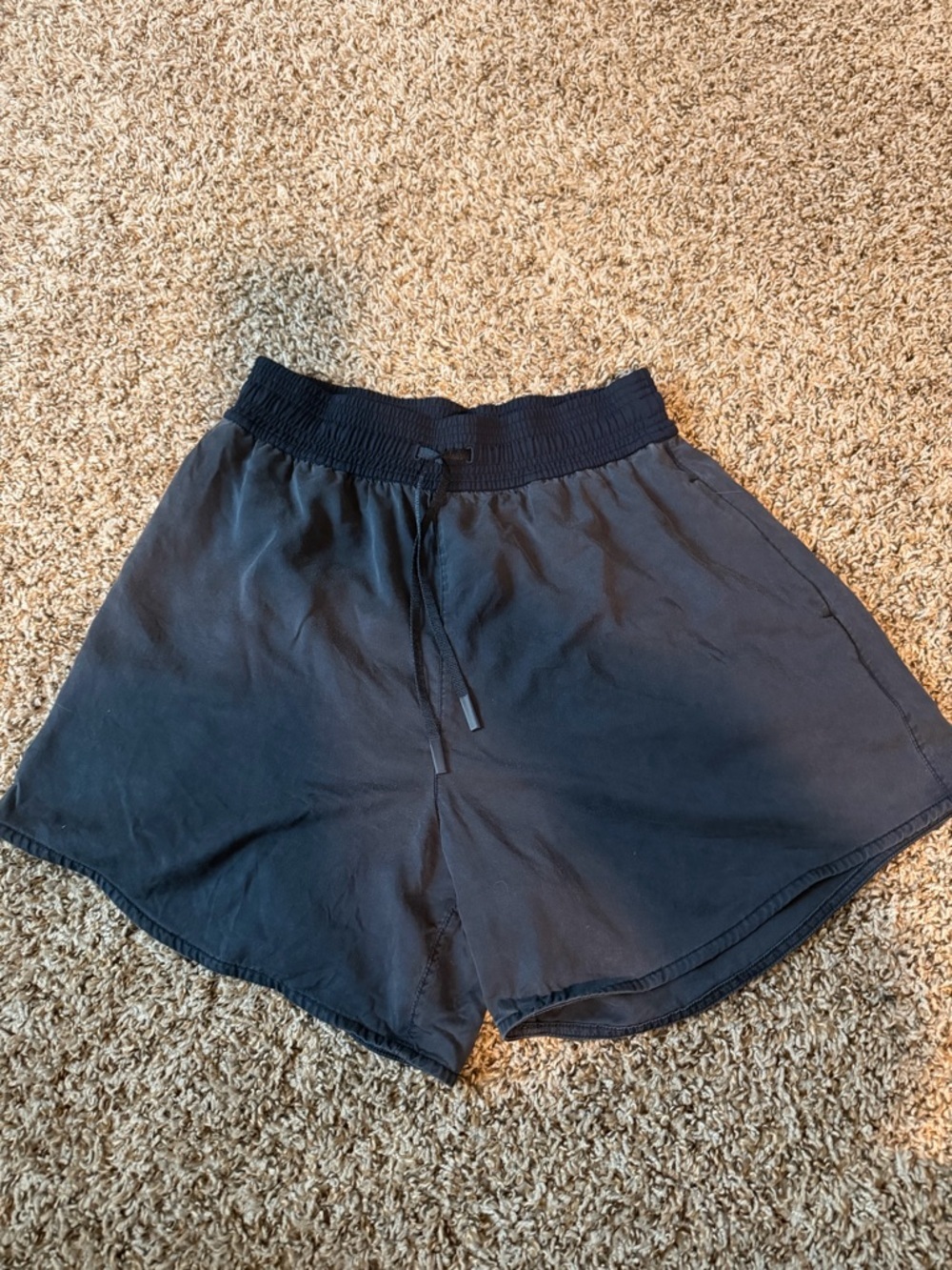 ⚡️Lululemon Navy Elastic Waist Drawstring Shorts